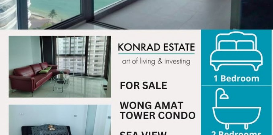 Condominio de 1 dormitorio en Pattaya, Tailandia № 130350