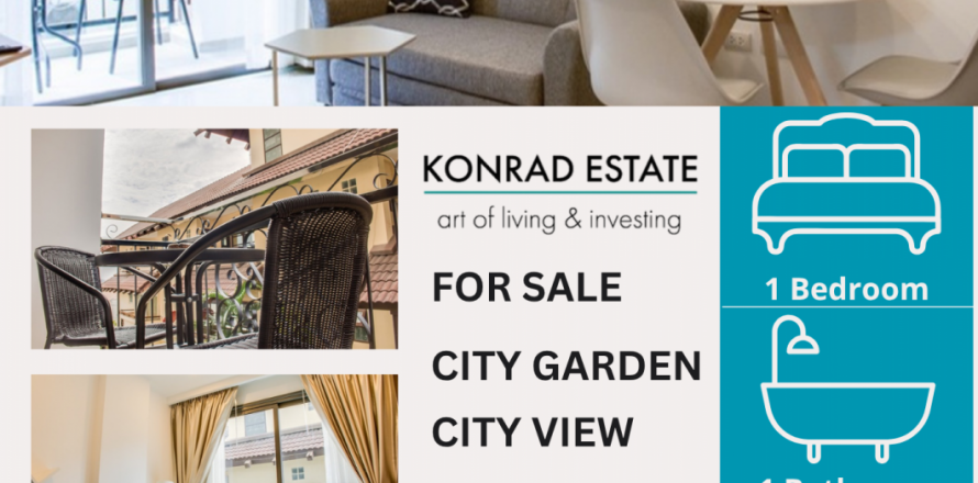 Condominio de 1 dormitorio en Pattaya, Tailandia № 126927