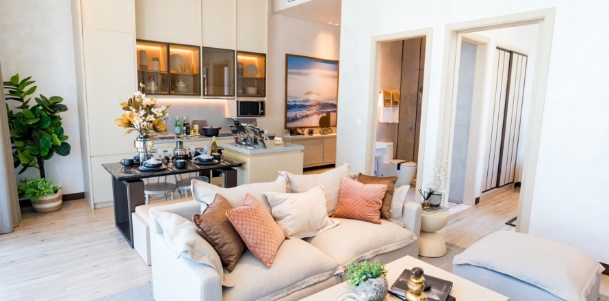 Квартира в Arom Wongamat, Паттайя, Таиланд с 2 комнатами  № 83572