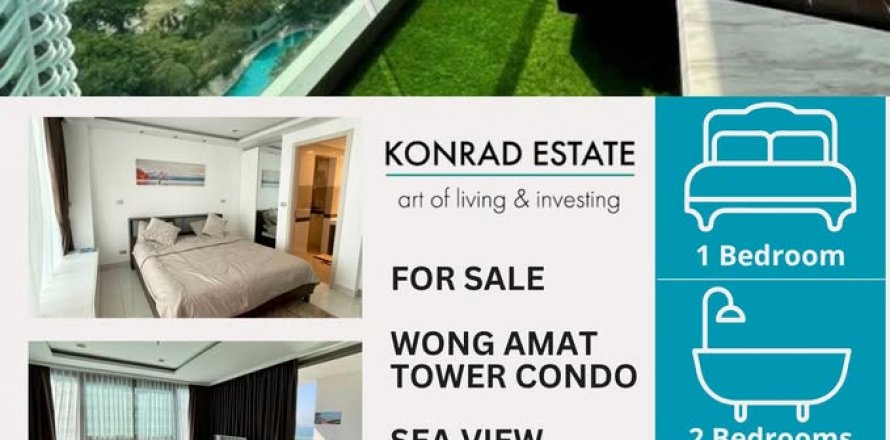 Condominio de 1 dormitorio en Pattaya, Tailandia № 130351