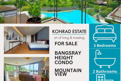 Condominio de 3 dormitorios en Sattahip, Tailandia № 126884