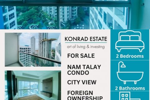 คอนโดมิเนียมในพัทยา, ประเทศไทย, 2 ห้องนอน ใน Nam Talay № 130029