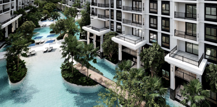 Condominio de 1 dormitorio en Bang Tao, Tailandia № 84904