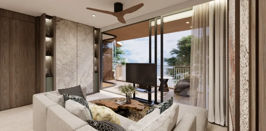Condominio de 1 dormitorio en Bang Tao, Tailandia № 132080