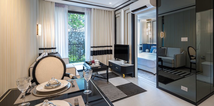 Apartamento de 1 dormitorio en The Embassy Life, Jomti, Beach, Pattaya, Tailandia № 119876