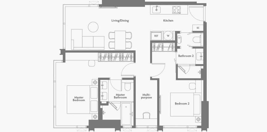 ЖК 125 Sathorn в Сатхоне, Бангкок, Таиланд № 68631 - фото 1