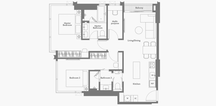 Sobre plano 125 Sathorn en Sathon, Bangkok, Tailandia № 68631 - foto 1
