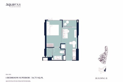 Appartement sur Jomtien Beach, Pattaya, Thaïlande 1 chambre № 119512 - photo 27