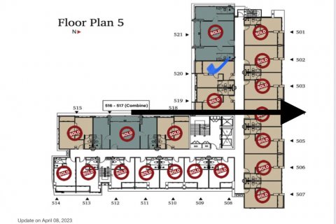Apartamento de 1 dormitorio en Pattaya, Tailandia № 101388 - foto 20