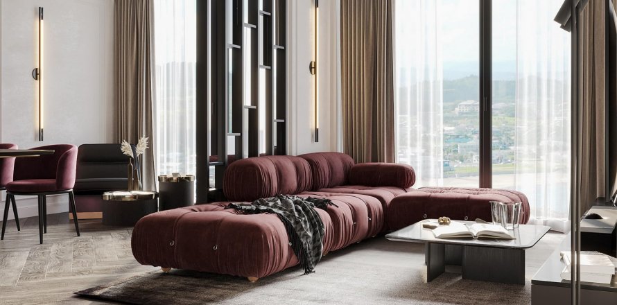 Condo à Phuket, Thaïlande, 1 chambre à Hennessy Residence  № 80762