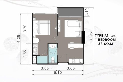 Appartement à Pattaya, Thaïlande 1 chambre № 101425 - photo 10