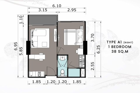Appartement à Pattaya, Thaïlande 1 chambre № 101425 - photo 11