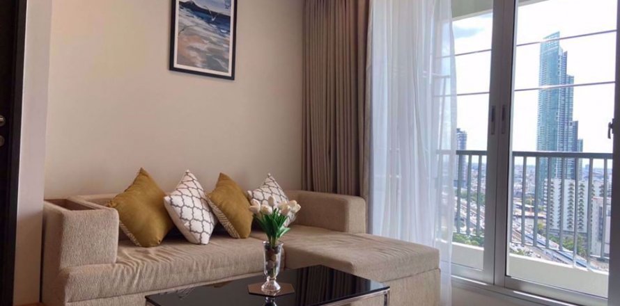 Condo à Bangkok, Thaïlande, 2 chambres à Rhythm Sathorn - Narathiwas № 77839