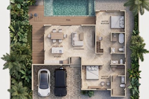 Villa in Bang Tao, Thailand 2 bedrooms № 73354 - photo 8