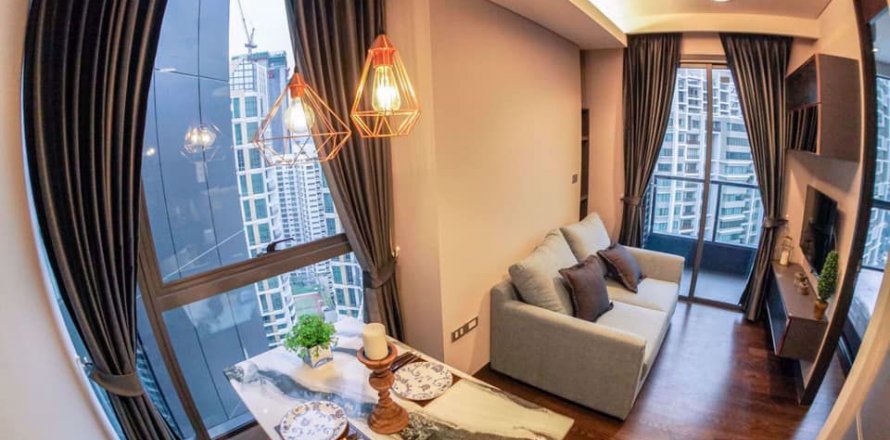 Condominio de 1 dormitorio en Bangkok, Tailandia en The Lumpini 24 № 77829