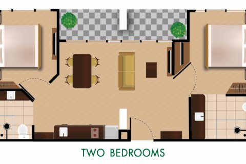 Apartamento de 2 dormitorios en Pattaya, Tailandia № 101449 - foto 15