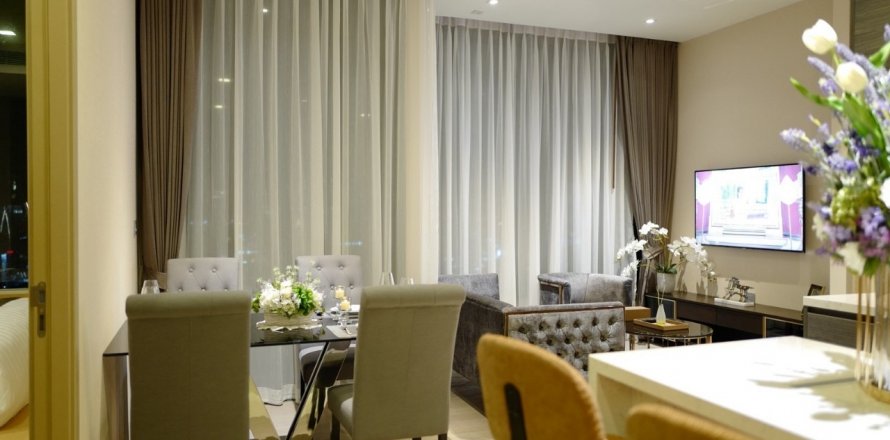 Condo à Bangkok, Thaïlande, 2 chambres  № 143103