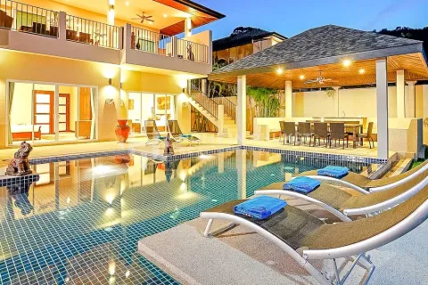 Haus auf Nai Harn Beach, Thailand 7 Schlafzimmer № 131106
