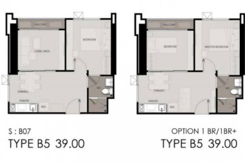 Condominio de 1 dormitorio en Bangkok, Tailandia № 80492 - foto 8