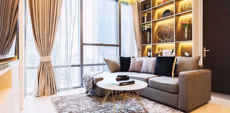 Condominio de 1 dormitorio en Sathon, Bangkok, Tailandia № 76309