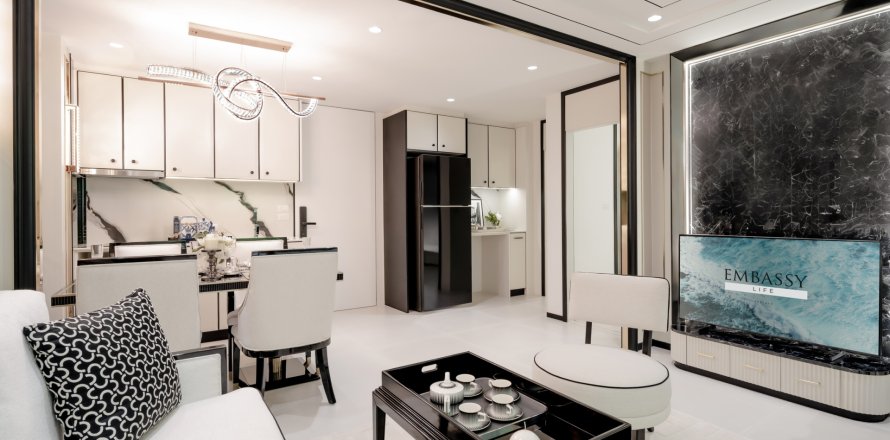 Apartamento de 2 habitaciones en Pattaya, Tailandia № 130436