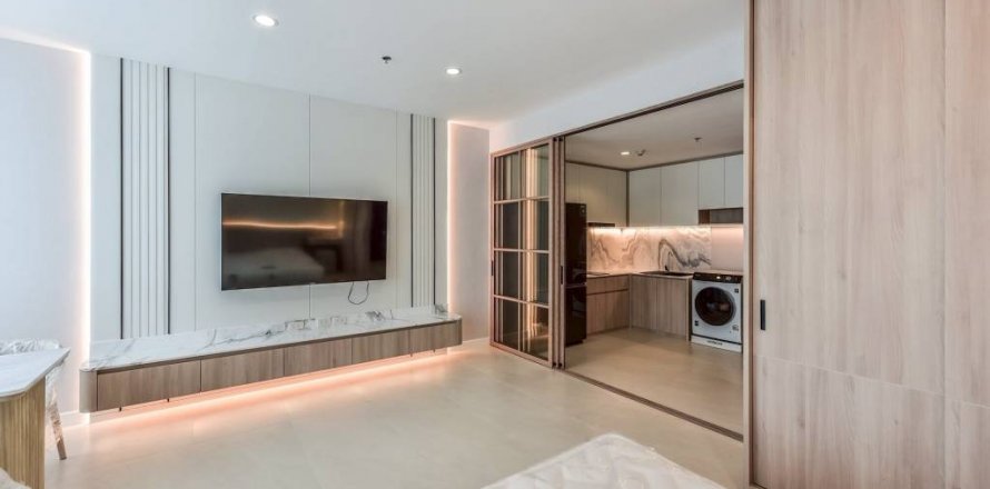 Estudio en el condominio en Bangkok, Tailandia № 132460