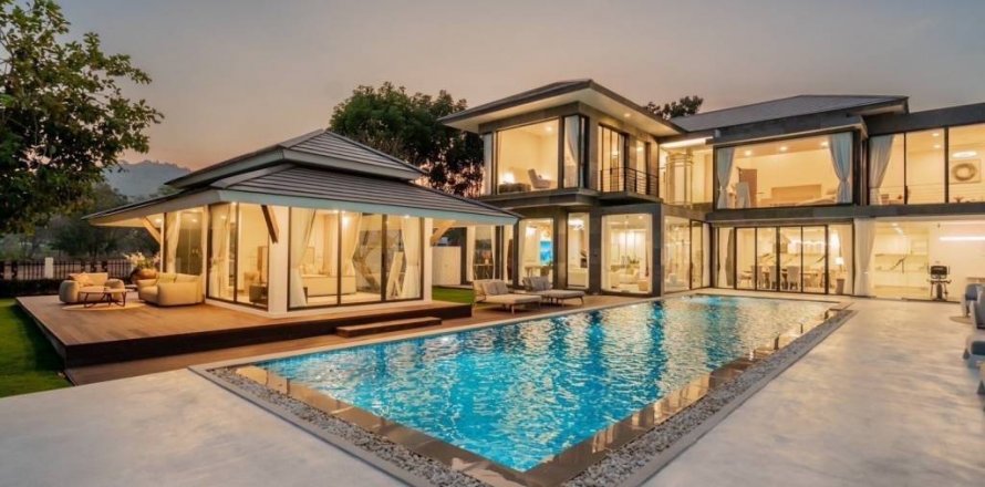 Chalet de 4 dormitorios en Cha-am, Tailandia № 120251