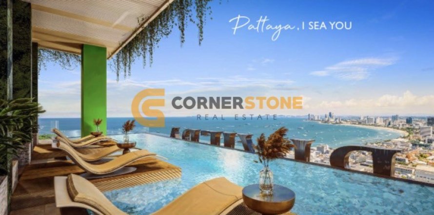 Estudio en el condominio en Pattaya, Tailandia № 124142