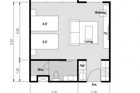 Apartamento de 1 dormitorio en Phuket, Tailandia № 81804 - foto 17