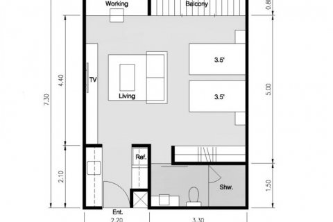 Apartamento de 1 dormitorio en Phuket, Tailandia № 81804 - foto 19