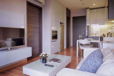 คอนโดมิเนียมในกรุงเทพฯ, ประเทศไทย, 1 ห้องนอน ใน Ivy Ampio № 77430