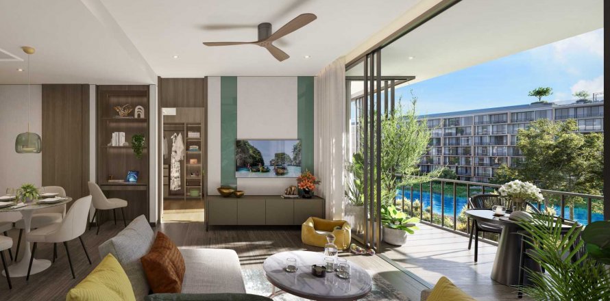 คอนโดมิเนียมในบางเทา, ประเทศไทย, 1 ห้องนอน № 120775
