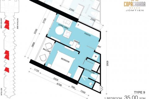 Apartment on Jomtien Beach, Pattaya, Thailand 1 bedroom № 101495 - photo 22