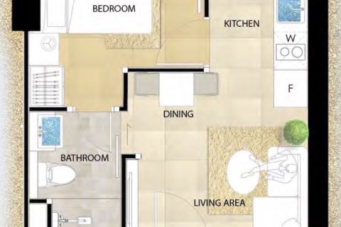 Apartamento de 1 dormitorio en Pattaya, Tailandia № 101494 - foto 23