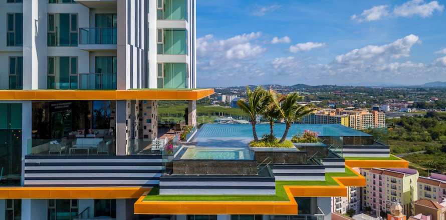 Apartamento de 1 dormitorio en Pattaya, Tailandia № 101494