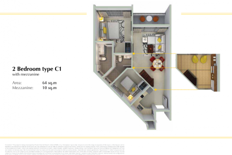 Studio in the Condo in Huai Khwang, Bangkok, Thailand № 123816 - Foto 22