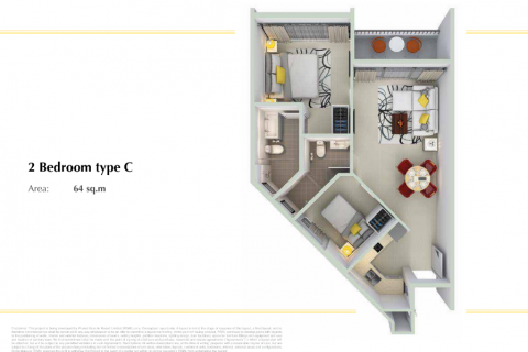 Studio in the Condo in Huai Khwang, Bangkok, Thailand № 123816 - Foto 18