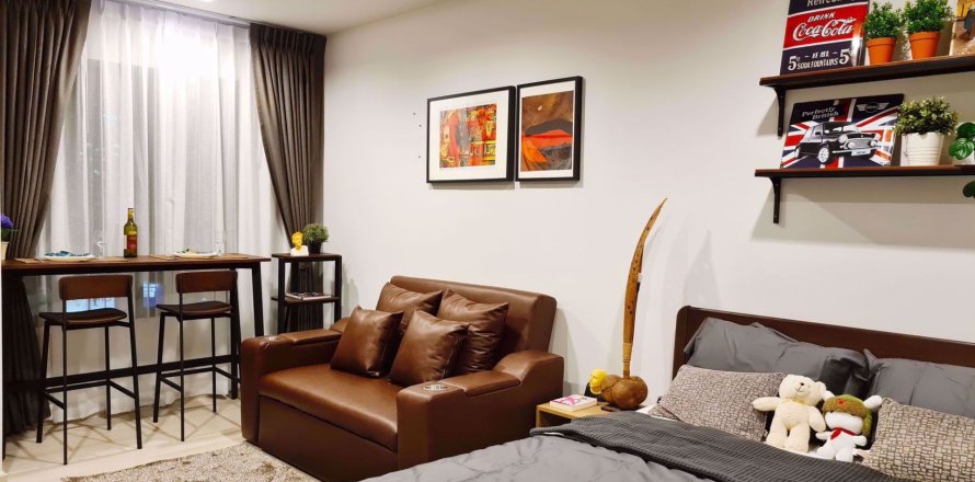 Studio dans le Condo à Bangkok, Thaïlande à Life One Wireless № 77334