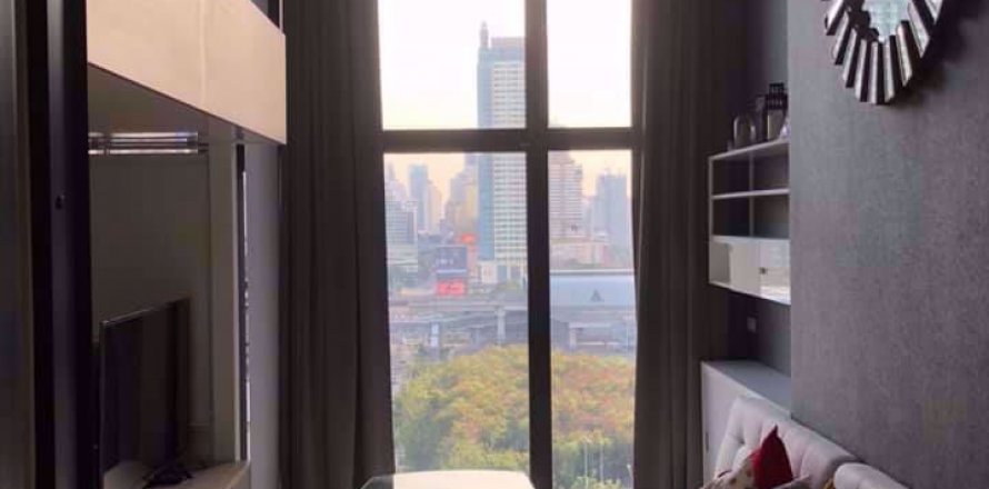 Dúplex de 1 dormitorio en Ratchathewi, Bangkok, Tailandia № 77094