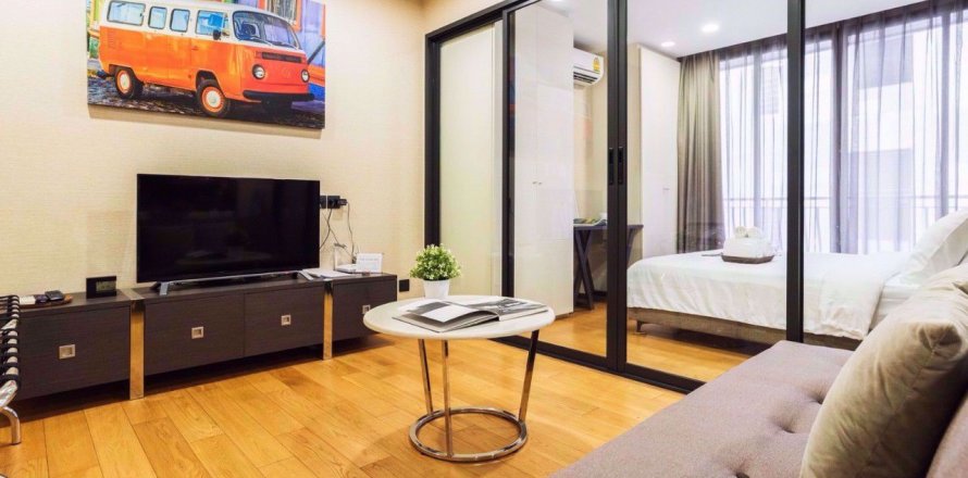 Condominio de 1 dormitorio en Pathum Wan, Bangkok, Tailandia № 77096