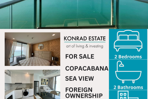 Condo in Pattaya, Thailand, 2 bedrooms in Copacabana Beach Jomtien № 126942