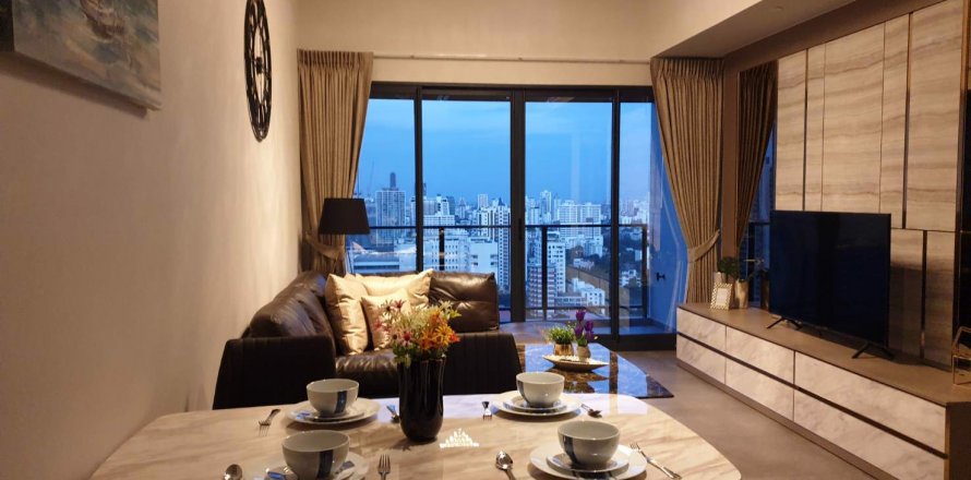 Condominio de 2 dormitorios en Bangkok, Tailandia en The Lofts Asoke  № 80362