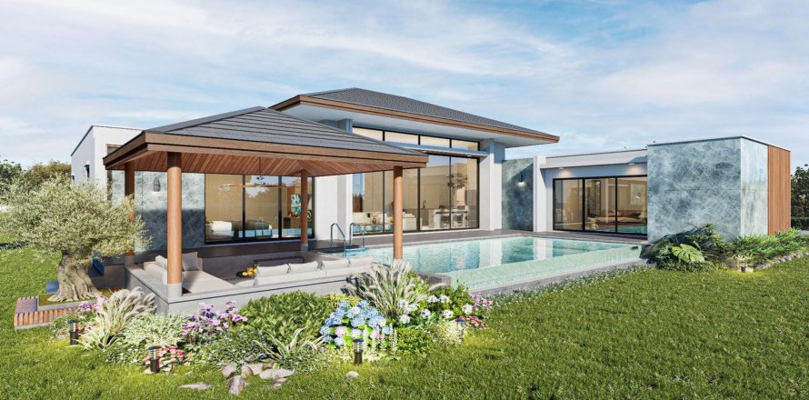 Villa in Mandala Villa by Baan Khunyaphat Residences, Phuket, Thailand 3 Schlafzimmer № 101253