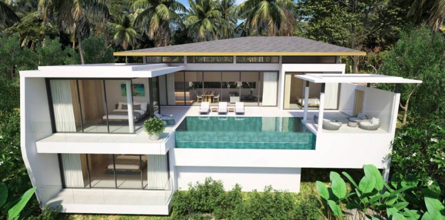 Chalet de 3 dormitorios en Surat Thani, Tailandia № 124489