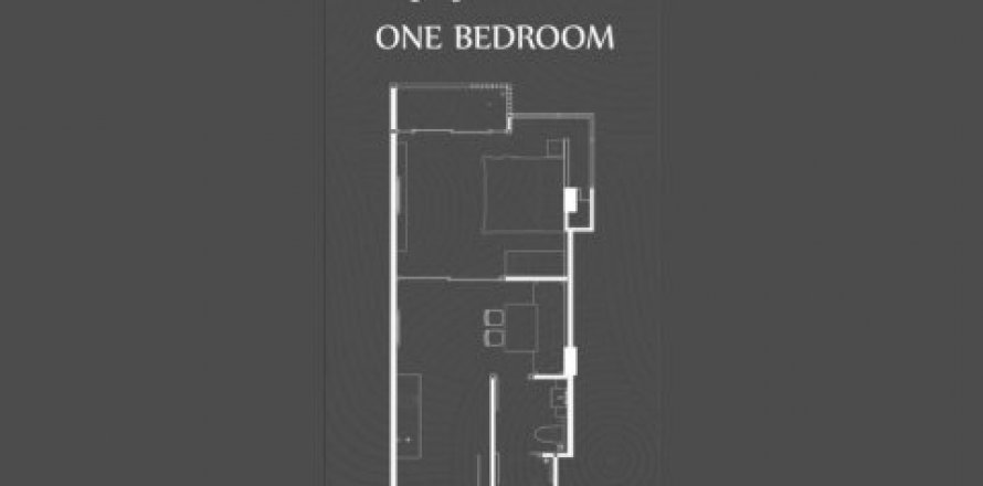 Condominium floor plan «1BR-9», 1 bedroom in VIP SPACE ODYSSEY