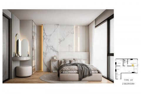 Wohnung in Pattaya, Thailand 2 Schlafzimmer № 101518 - Foto 6