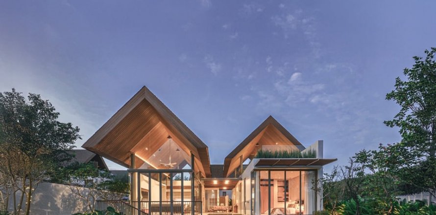 Chalet de 3 dormitorios en Bang Tao, Tailandia № 74304