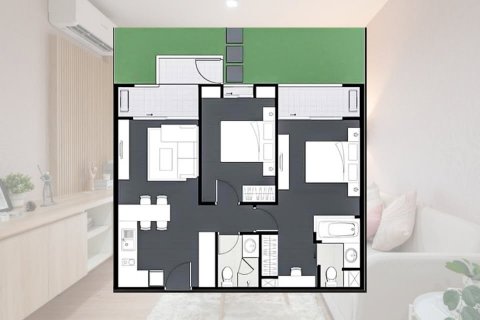 Condominio de 2 dormitorios en Khlong Toei, Bangkok, Tailandia № 123947 - foto 18