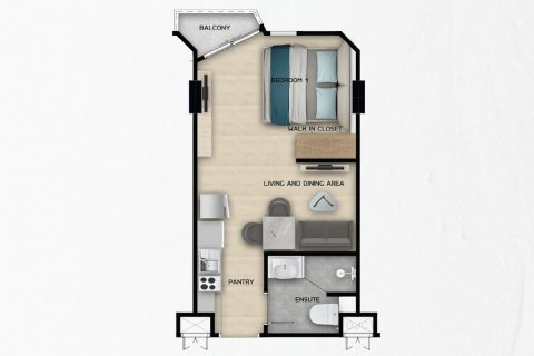 Condominio de 1 dormitorio en Rawai, Tailandia № 75772 - foto 18