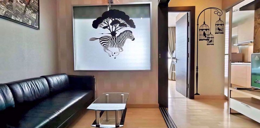 Eigentumswohnung in Bangkok, Thailand, 1 Schlafzimmer in Rhythm Ratchada № 78209